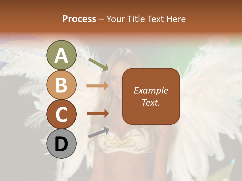 Victoria's Secret Fashion Show Accessories Anja Rubik PowerPoint Template