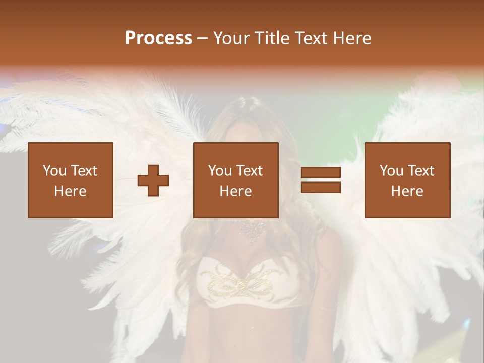 Victoria's Secret Fashion Show Accessories Anja Rubik PowerPoint Template