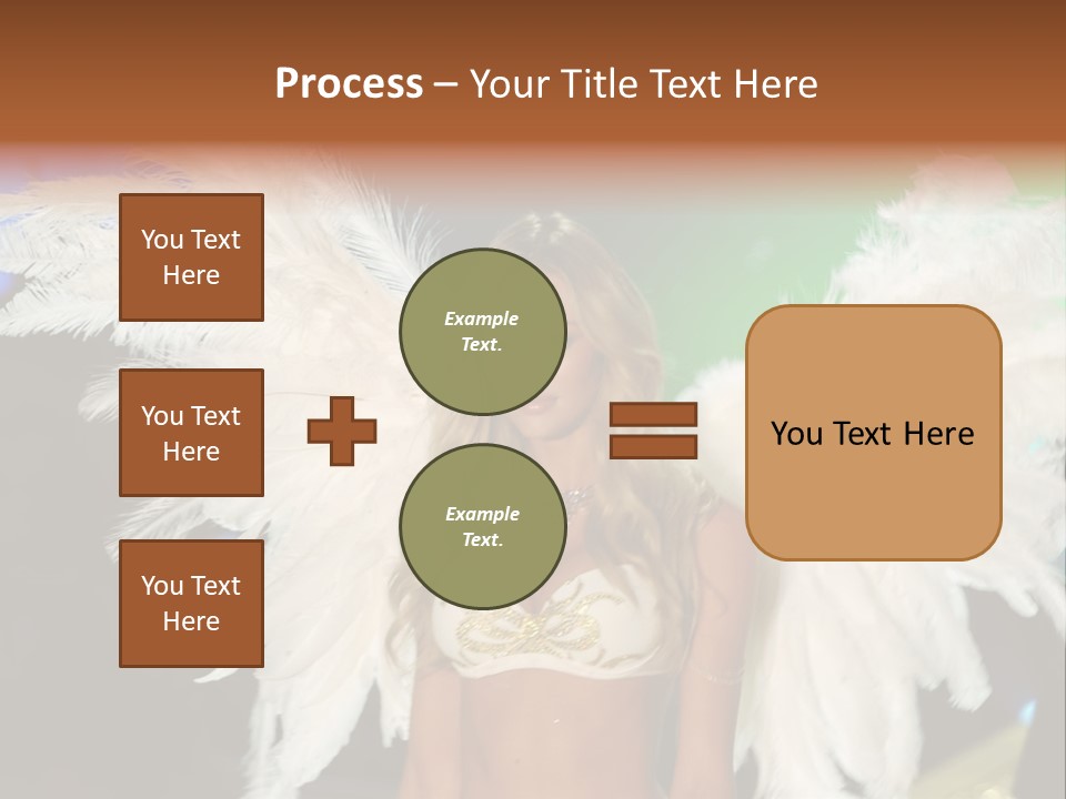 Victoria's Secret Fashion Show Accessories Anja Rubik PowerPoint Template