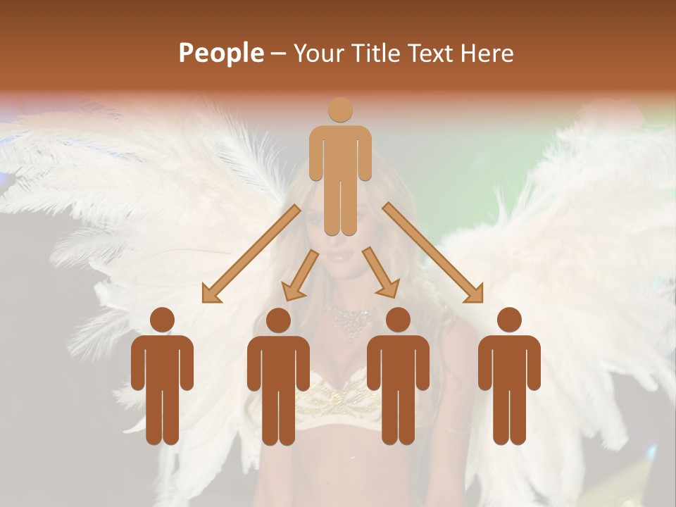 Victoria's Secret Fashion Show Accessories Anja Rubik PowerPoint Template