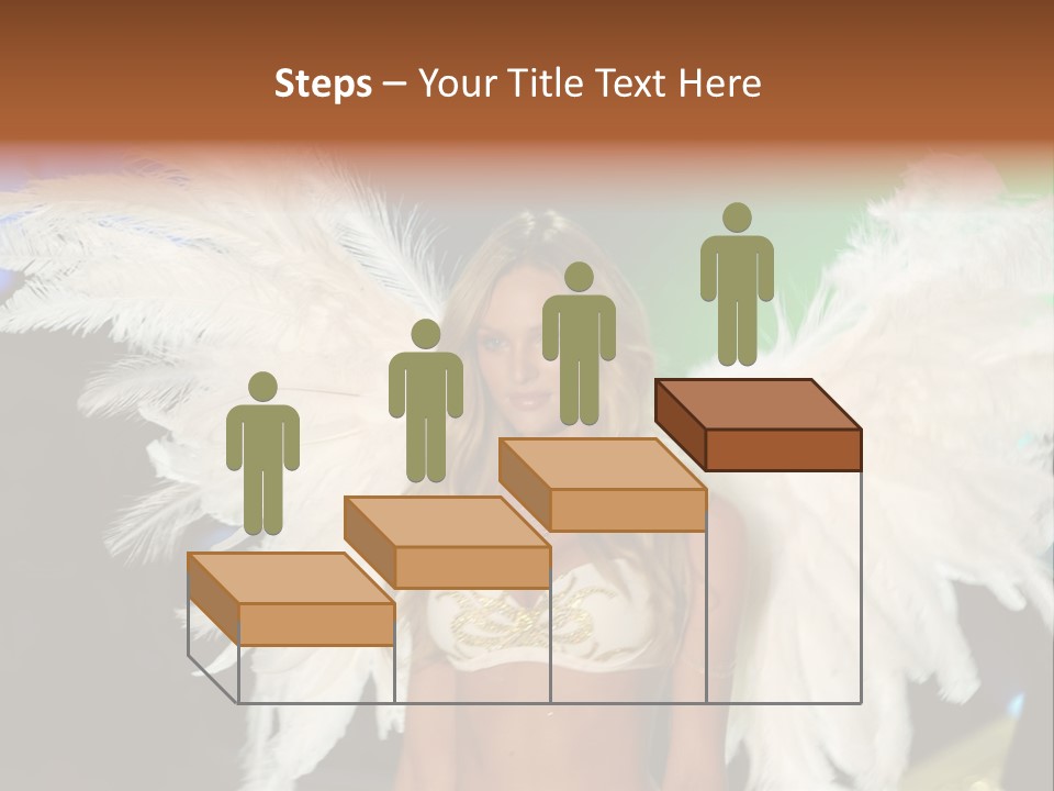 Victoria's Secret Fashion Show Accessories Anja Rubik PowerPoint Template