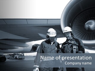Mechanics Jet Transport PowerPoint Template