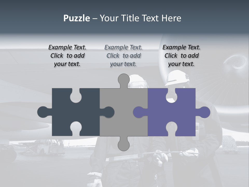 Mechanics Jet Transport PowerPoint Template