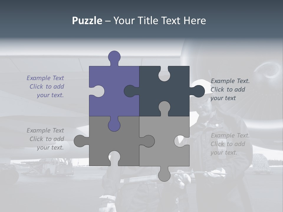 Mechanics Jet Transport PowerPoint Template