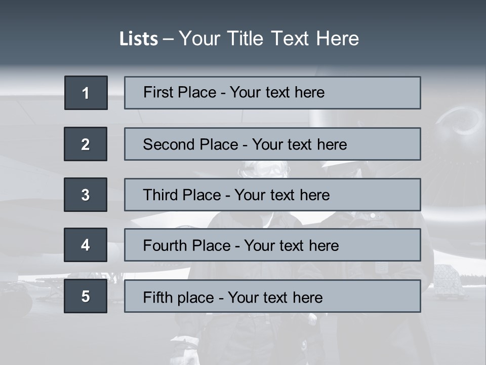 Mechanics Jet Transport PowerPoint Template