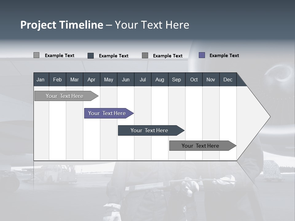 Mechanics Jet Transport PowerPoint Template