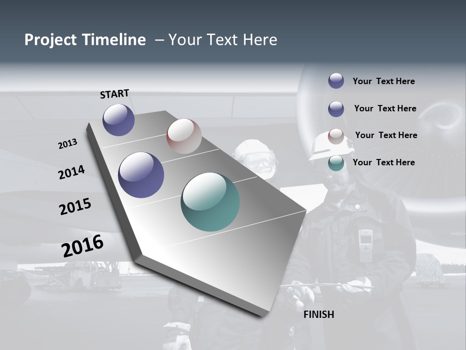 Mechanics Jet Transport PowerPoint Template