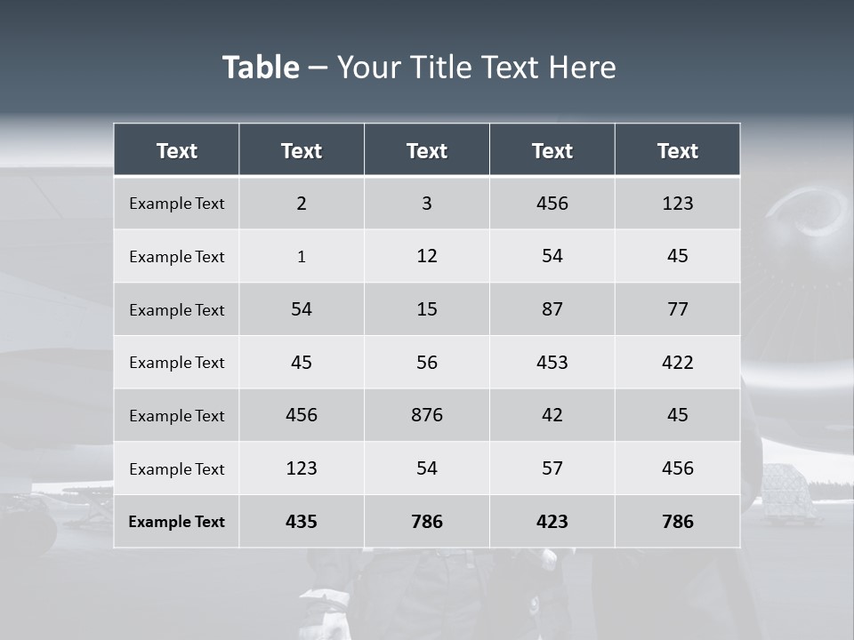 Mechanics Jet Transport PowerPoint Template