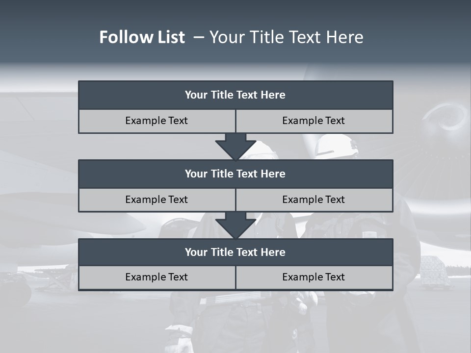 Mechanics Jet Transport PowerPoint Template