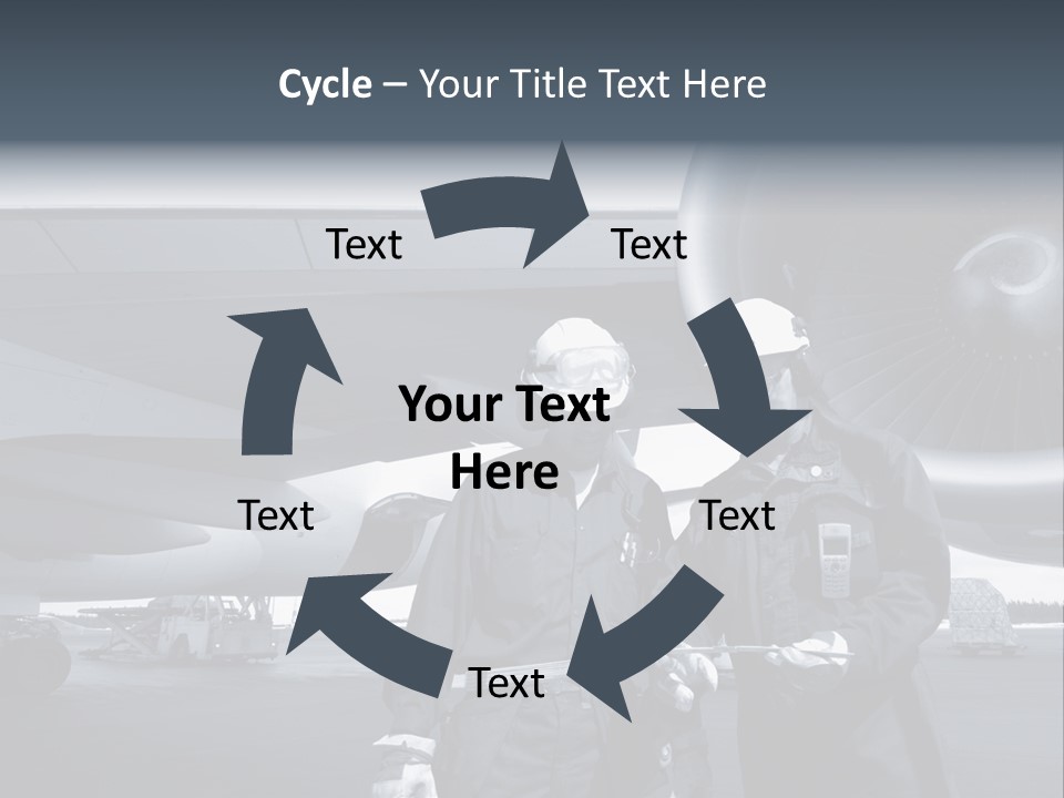 Mechanics Jet Transport PowerPoint Template