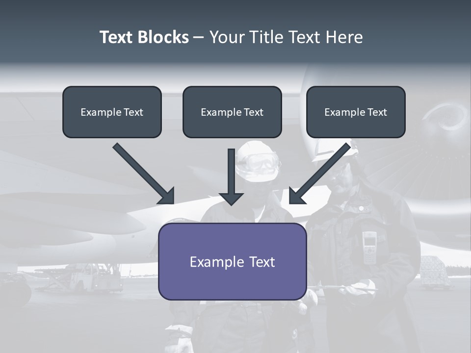Mechanics Jet Transport PowerPoint Template