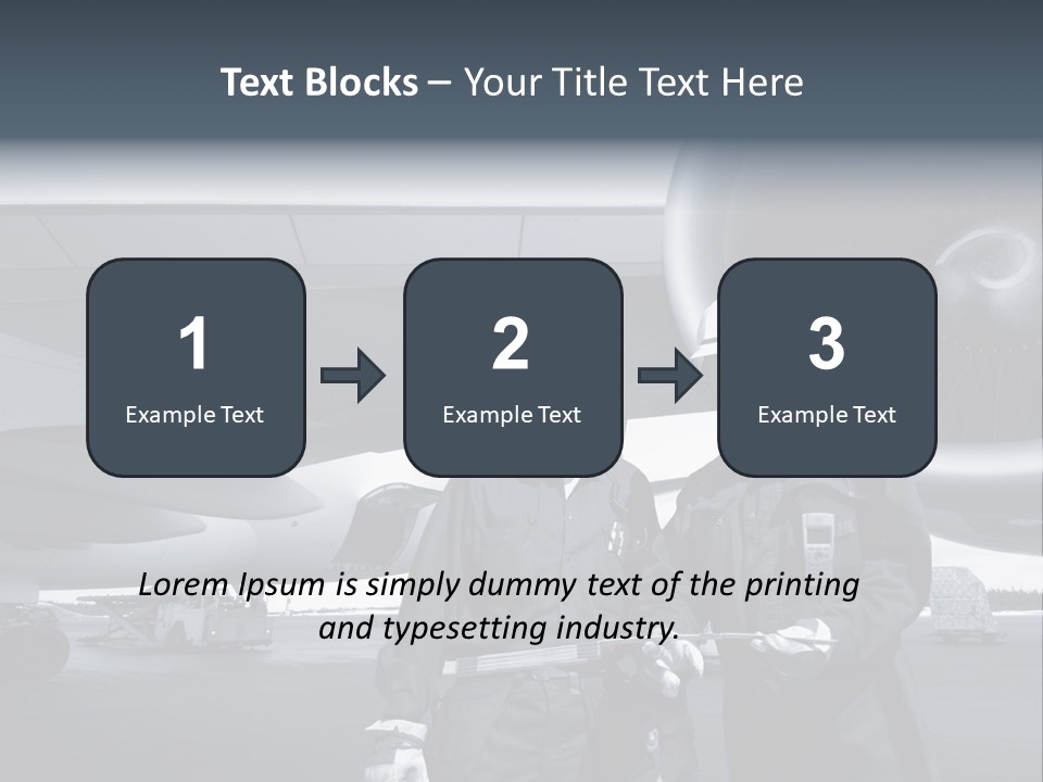 Mechanics Jet Transport PowerPoint Template