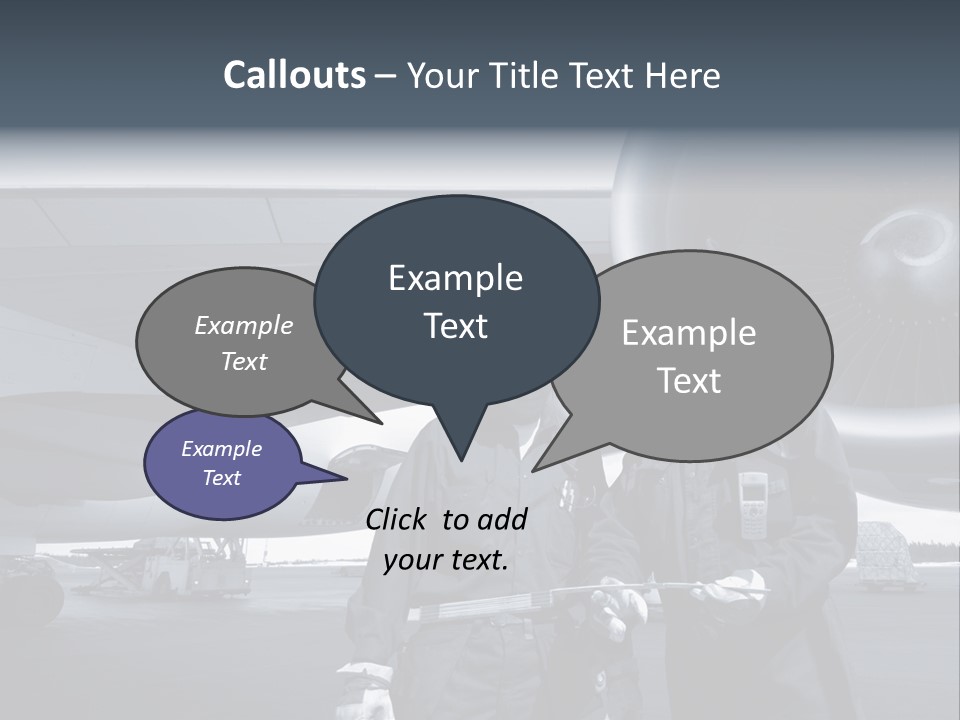 Mechanics Jet Transport PowerPoint Template