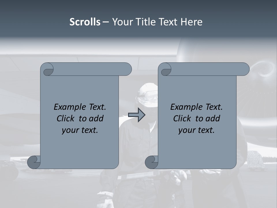 Mechanics Jet Transport PowerPoint Template