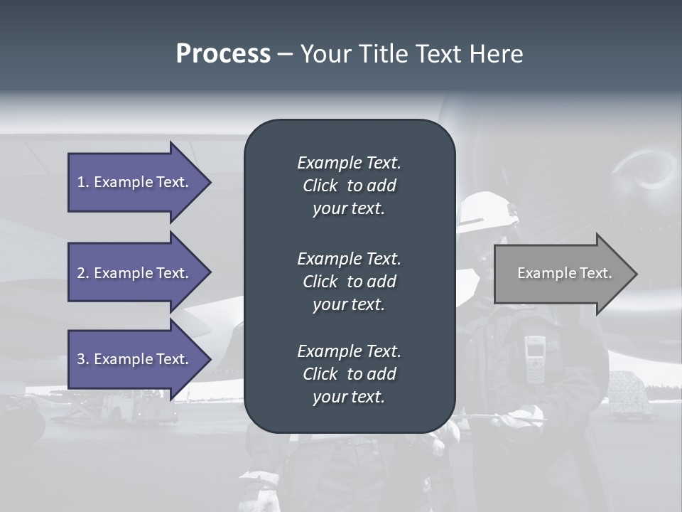 Mechanics Jet Transport PowerPoint Template