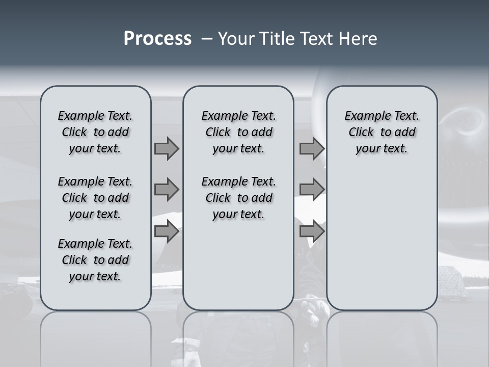 Mechanics Jet Transport PowerPoint Template