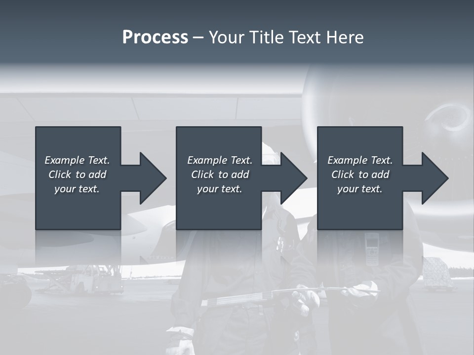 Mechanics Jet Transport PowerPoint Template