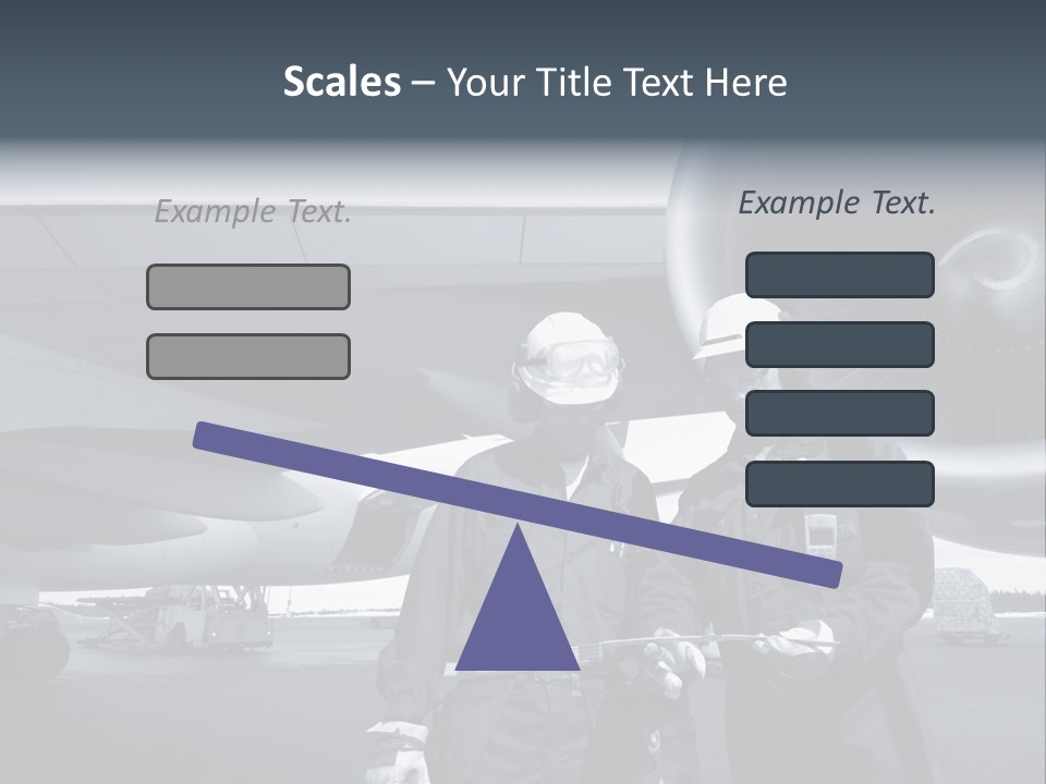 Mechanics Jet Transport PowerPoint Template