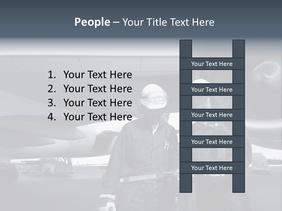 Mechanics Jet Transport PowerPoint Template