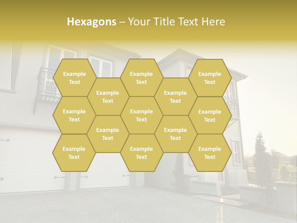 White Structure Entrance PowerPoint Template