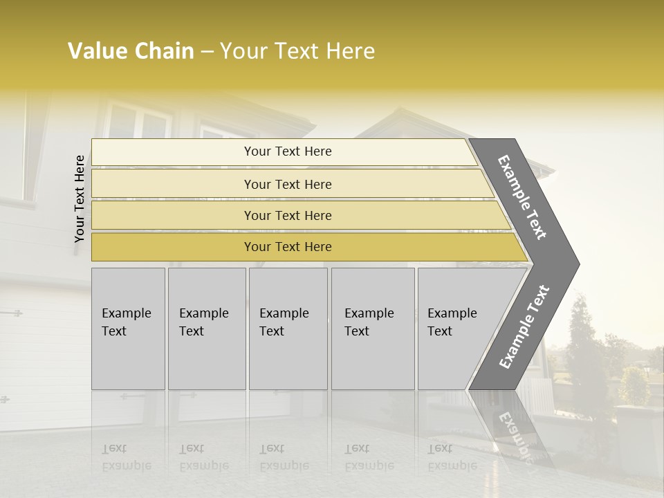 White Structure Entrance PowerPoint Template