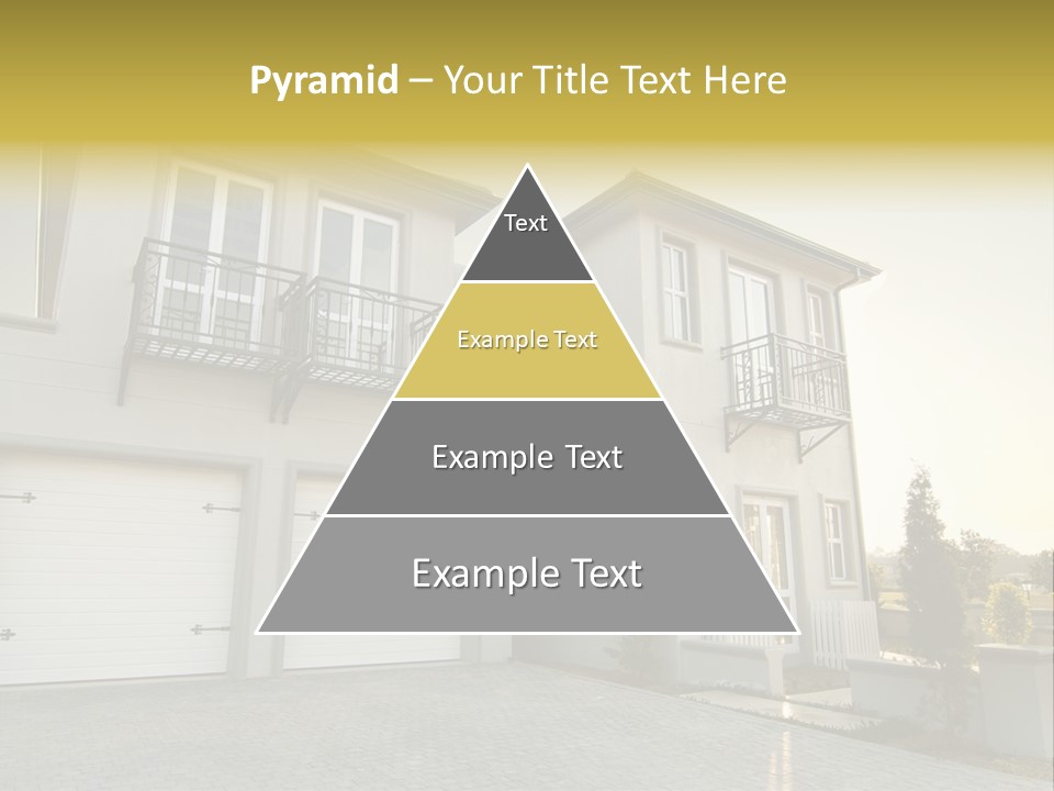 White Structure Entrance PowerPoint Template