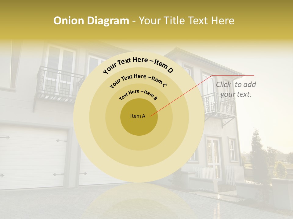 White Structure Entrance PowerPoint Template