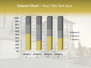 White Structure Entrance PowerPoint Template