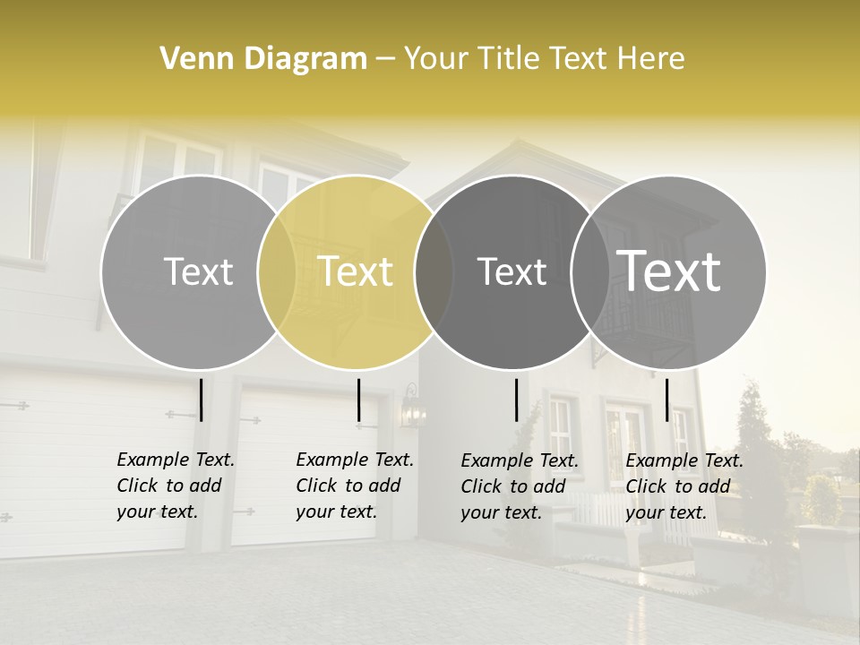 White Structure Entrance PowerPoint Template