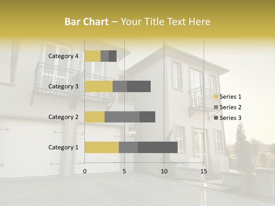 White Structure Entrance PowerPoint Template