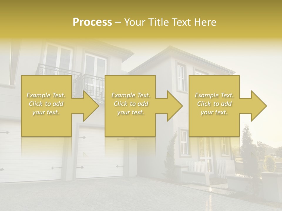 White Structure Entrance PowerPoint Template