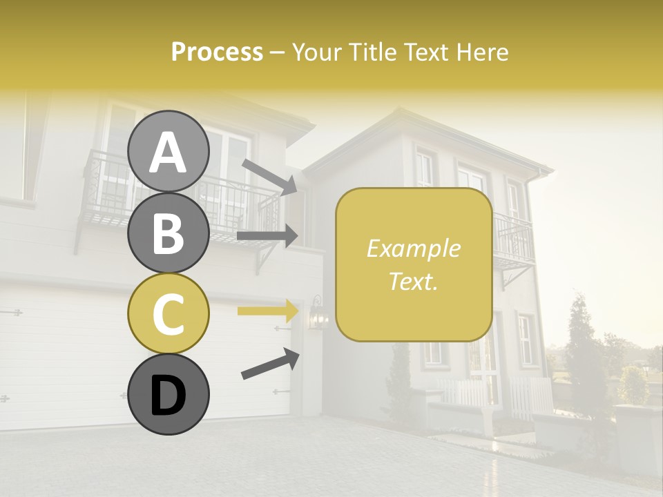 White Structure Entrance PowerPoint Template