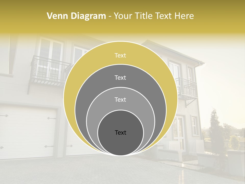 White Structure Entrance PowerPoint Template