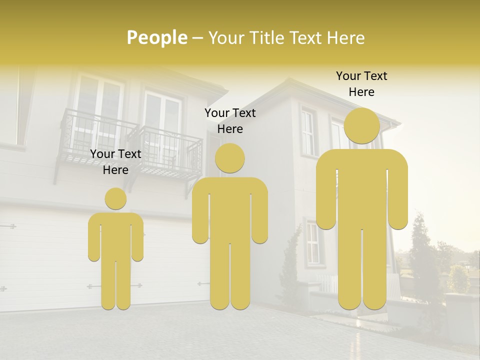 White Structure Entrance PowerPoint Template