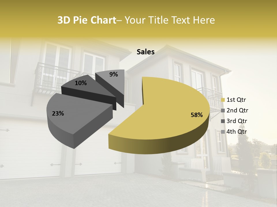 White Structure Entrance PowerPoint Template