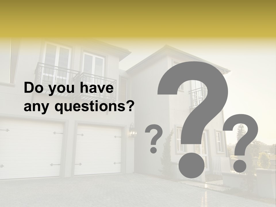 White Structure Entrance PowerPoint Template