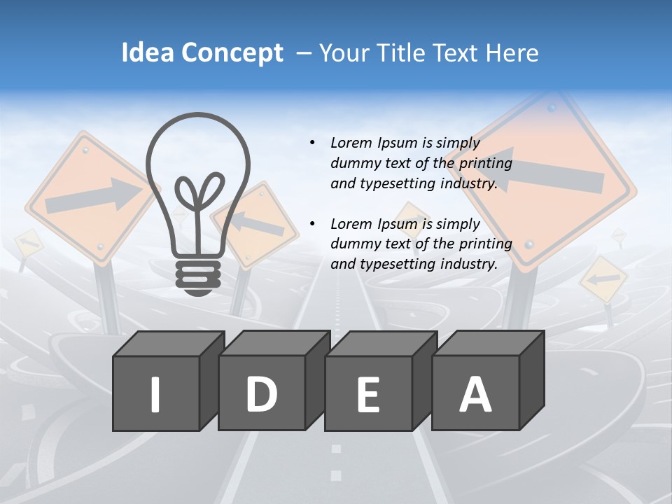 Choice Hazard Complexity PowerPoint Template