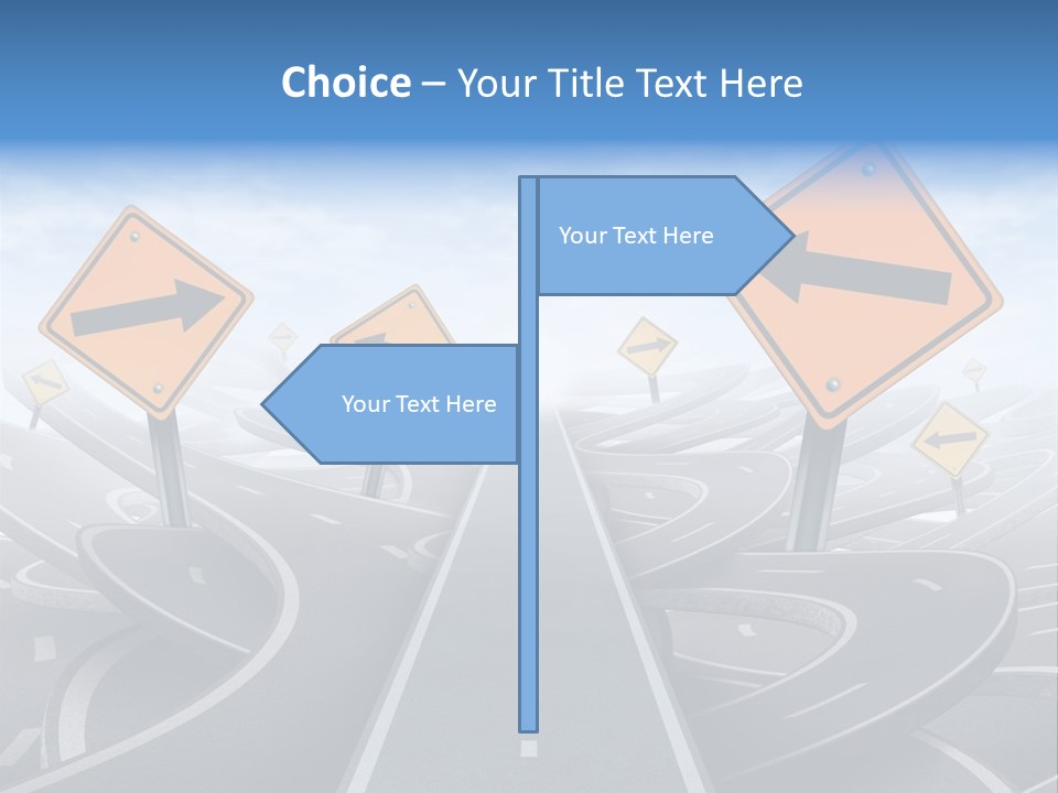 Choice Hazard Complexity PowerPoint Template