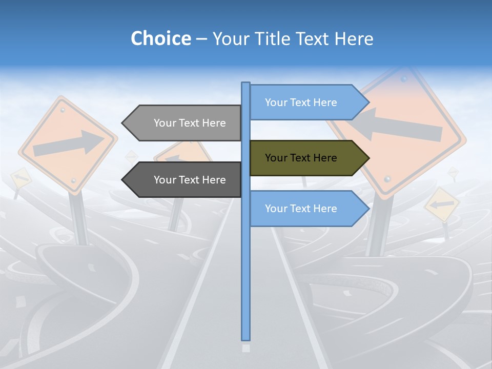 Choice Hazard Complexity PowerPoint Template
