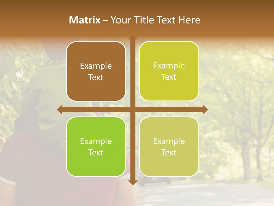 People Backs Little Boy PowerPoint Template