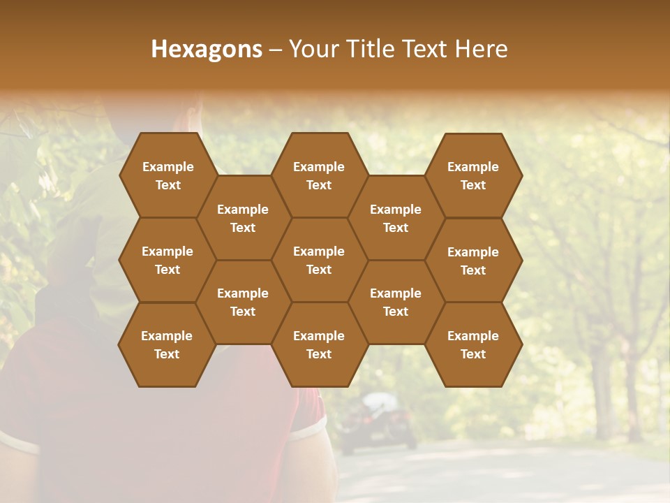 People Backs Little Boy PowerPoint Template