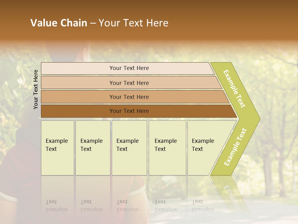 People Backs Little Boy PowerPoint Template