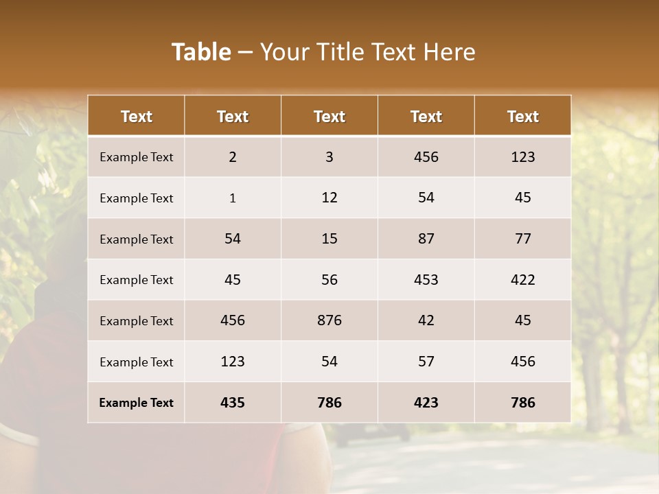 People Backs Little Boy PowerPoint Template