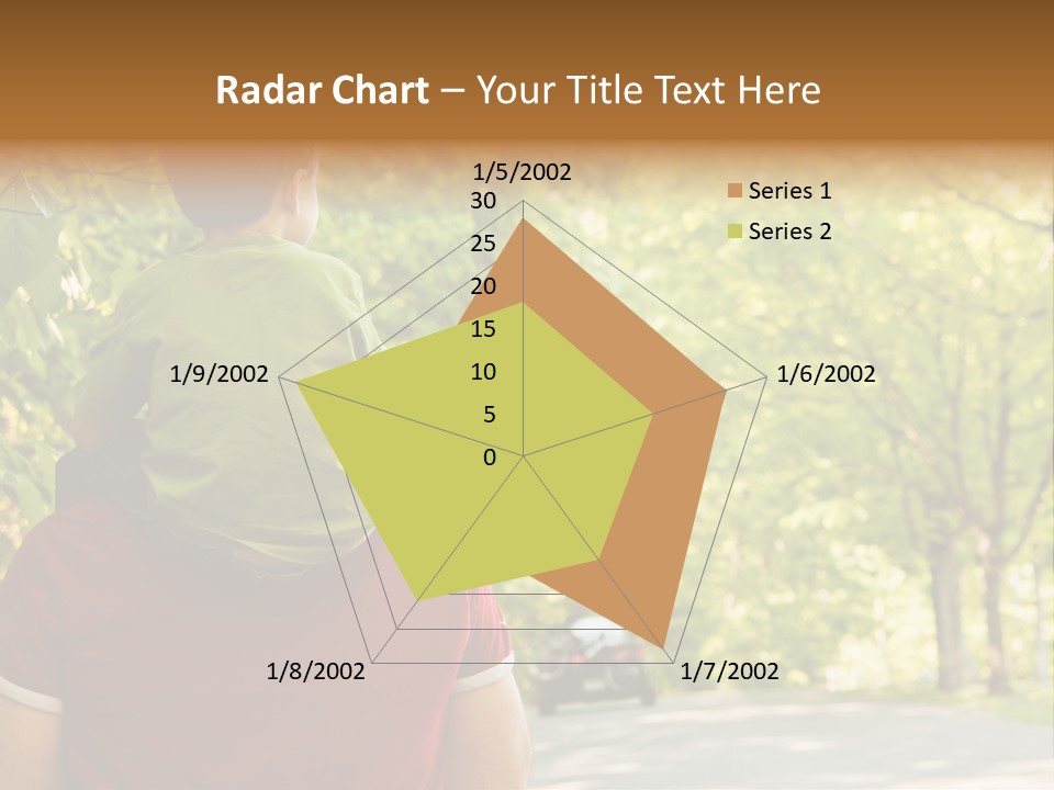 People Backs Little Boy PowerPoint Template