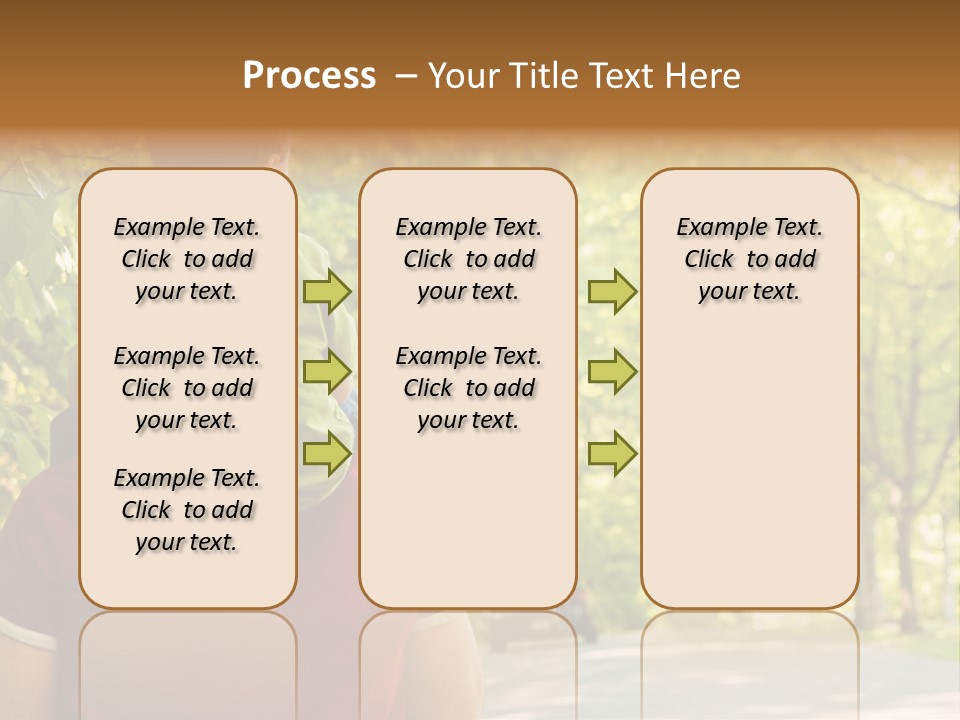People Backs Little Boy PowerPoint Template