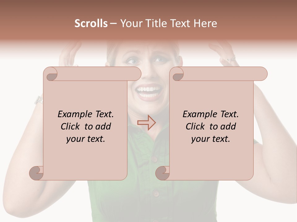 Angry Pretty White PowerPoint Template