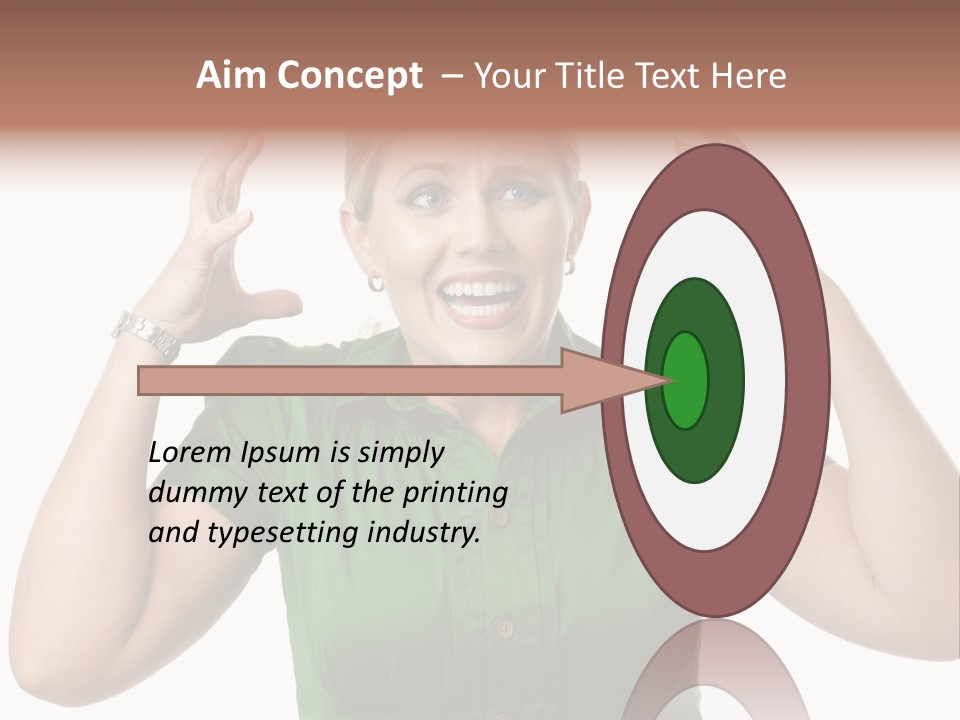 Angry Pretty White PowerPoint Template