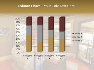 Model Bed Flower PowerPoint Template