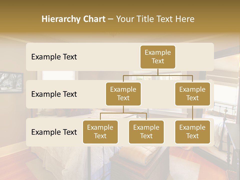 Model Bed Flower PowerPoint Template