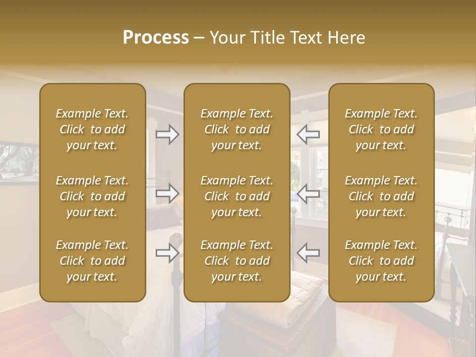 Model Bed Flower PowerPoint Template